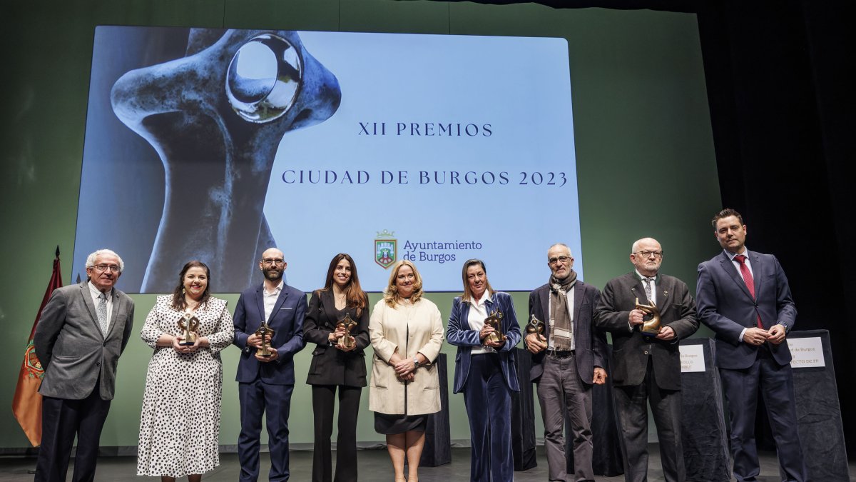 Imagen de la entrega de los premios Ciudad de Burgos.