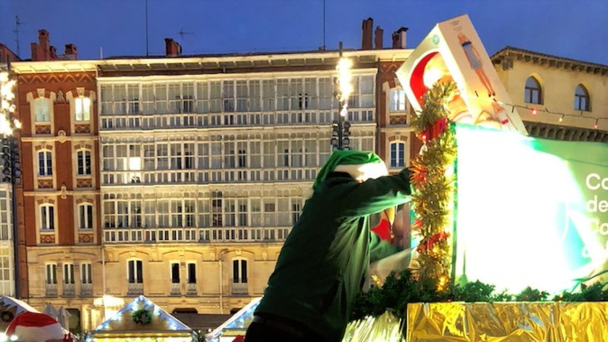 Recogida de juguetes de la Cofradía de la Santa Columna en la Navidad de 2023.