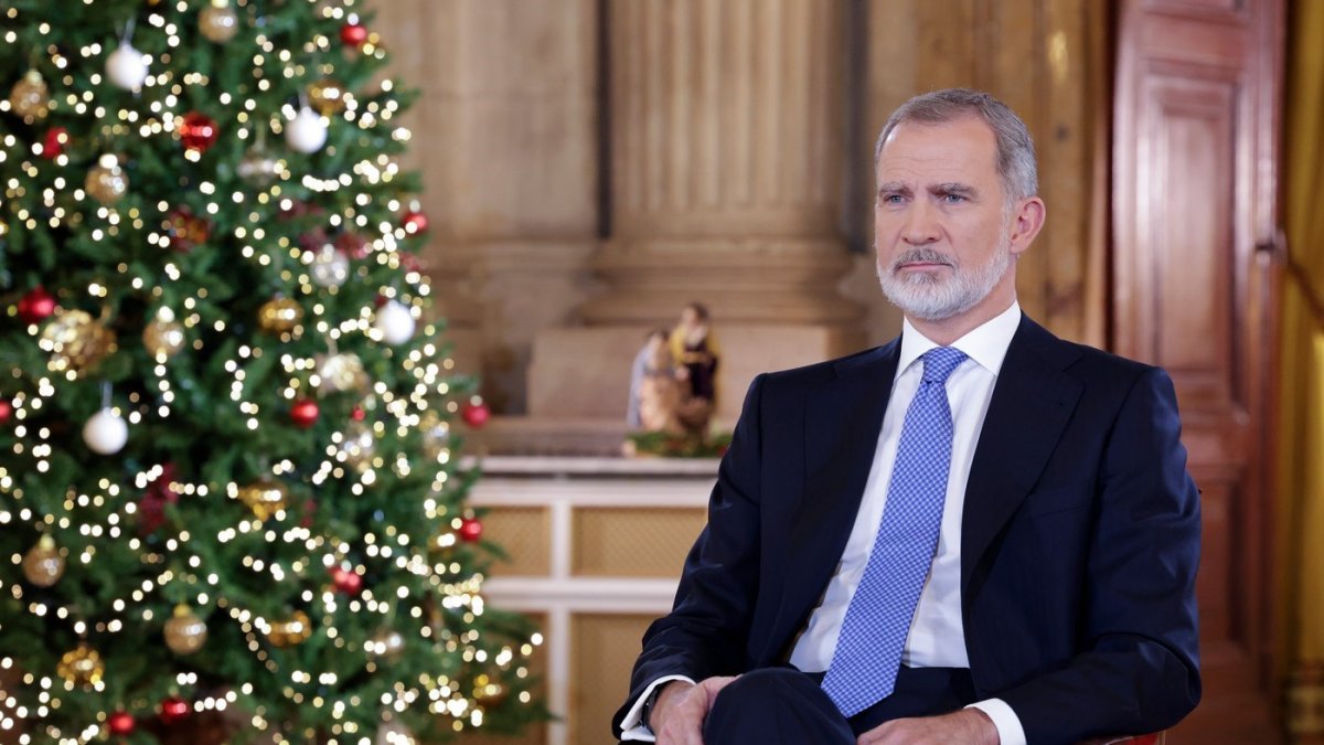 Archivo - Mensaje de Navidad de Su Majestad el Rey 2024.