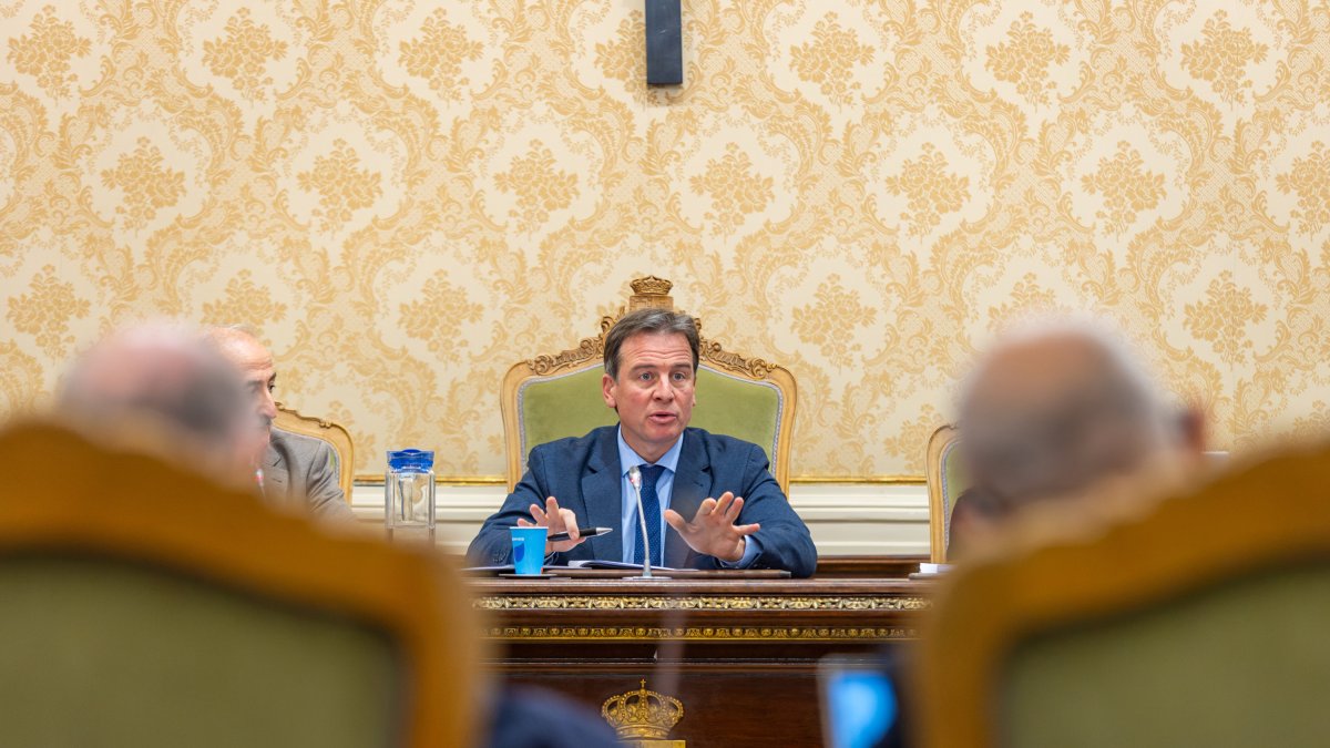 Borja Suárez es el presidente de la Diputación Provincial.