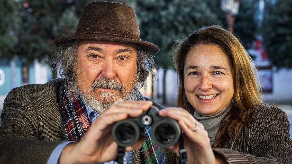 Miguel  Ángel Pinto y Carmen Hernando.
