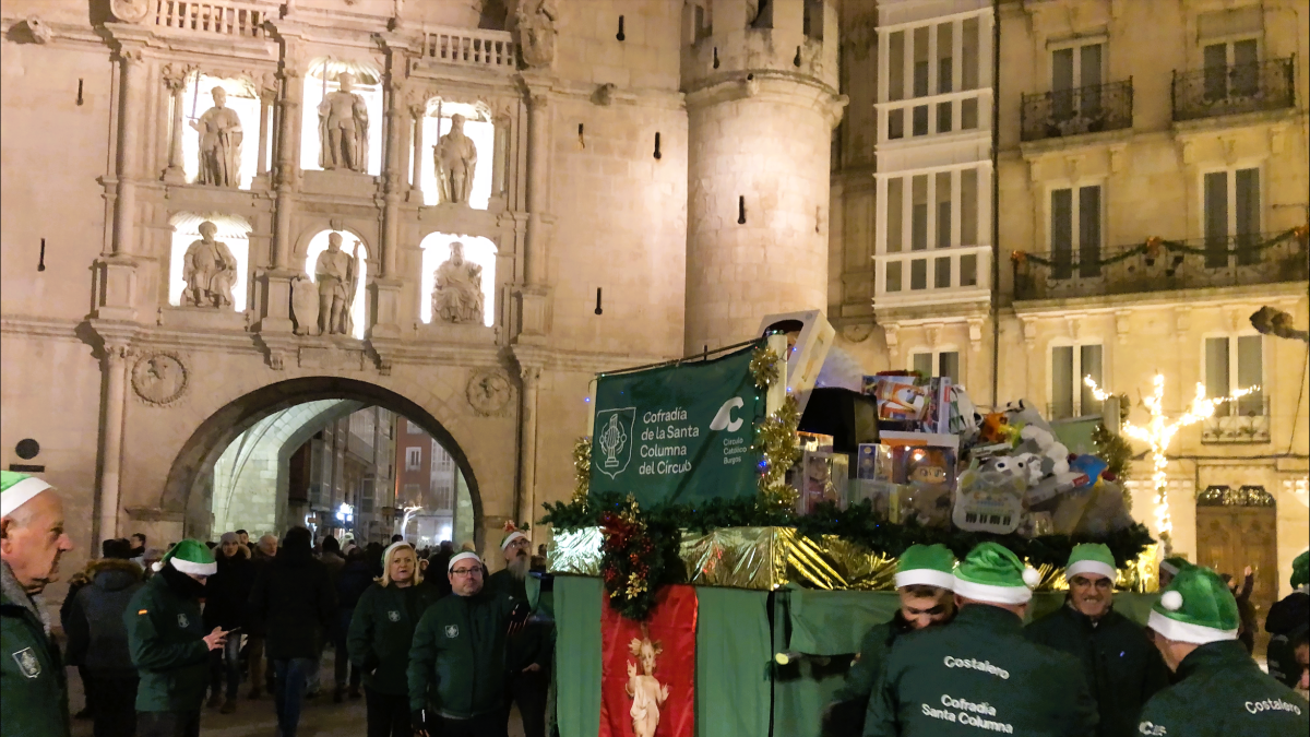 Recogida de juguetes de la Cofradía de la Santa Columna.