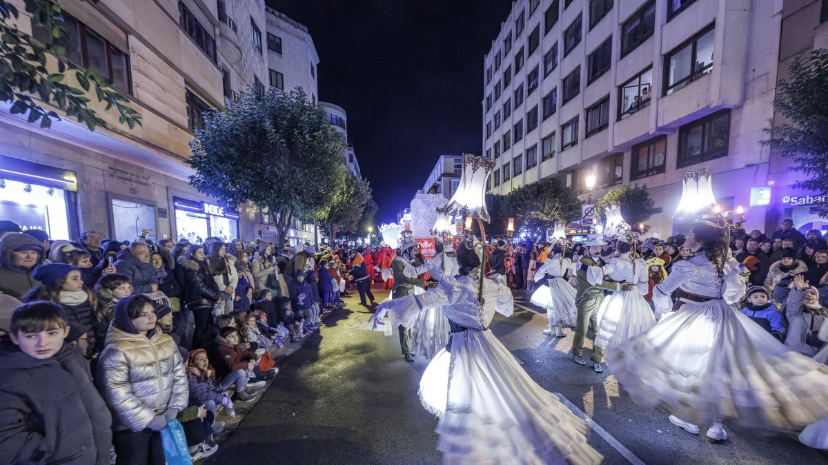 Cabalgata de los Reyes Magos en Burgos 2025.