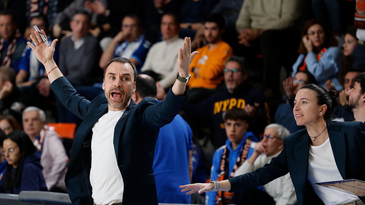 Imagen de Salva Camps durante el partido contra el San Pablo.