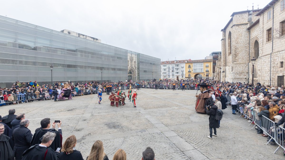 Celebración de San Lesmes en la plaza de San Juan