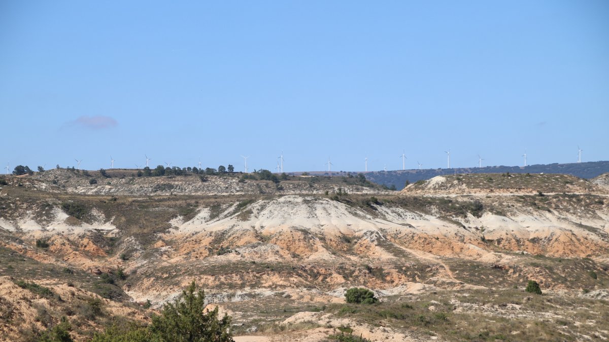 Vista parcial del Valle de las Navas, conocido como la Arizona burgalesa.