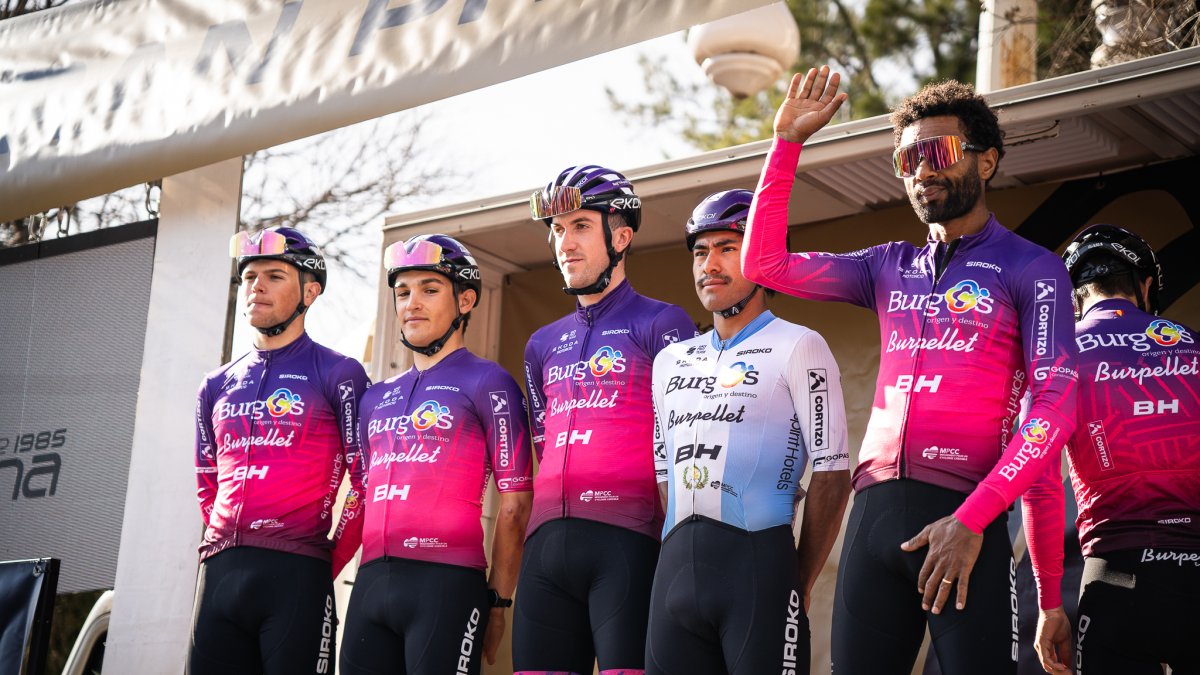 De la Calle, Cavia, Alleno, Chumil y Kudus, algunos de los doce ciclistas que correrán en Mallorca.