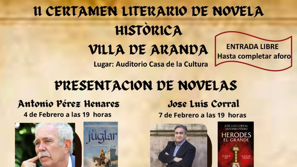 Certamen literario de novela histórica Villa de Aranda
