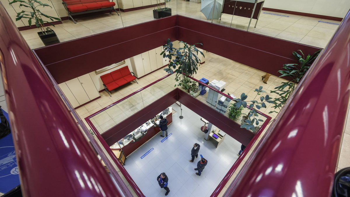 Interior del Ayuntamiento de Burgos, en el edificio de Plaza Mayor, 1.