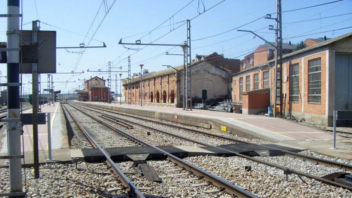 Estación de Adif en Astorga (León).