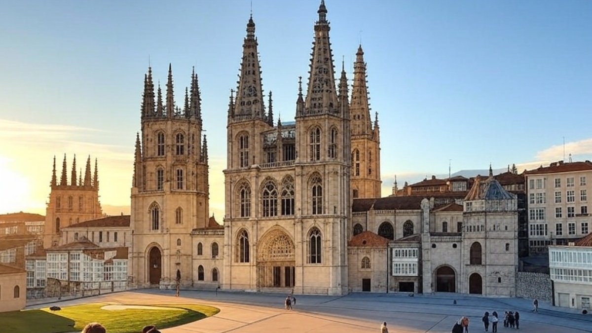 Imagen generada con inteligencia artificial de la Catedral de Burgos.