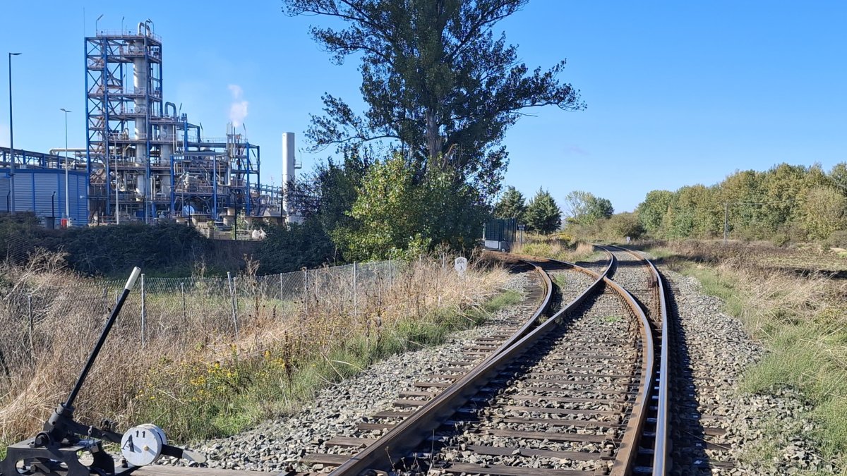 Ramal ferroviario de Villalonquéjar donde está prevista una inversión de 5,2 millones de euros.