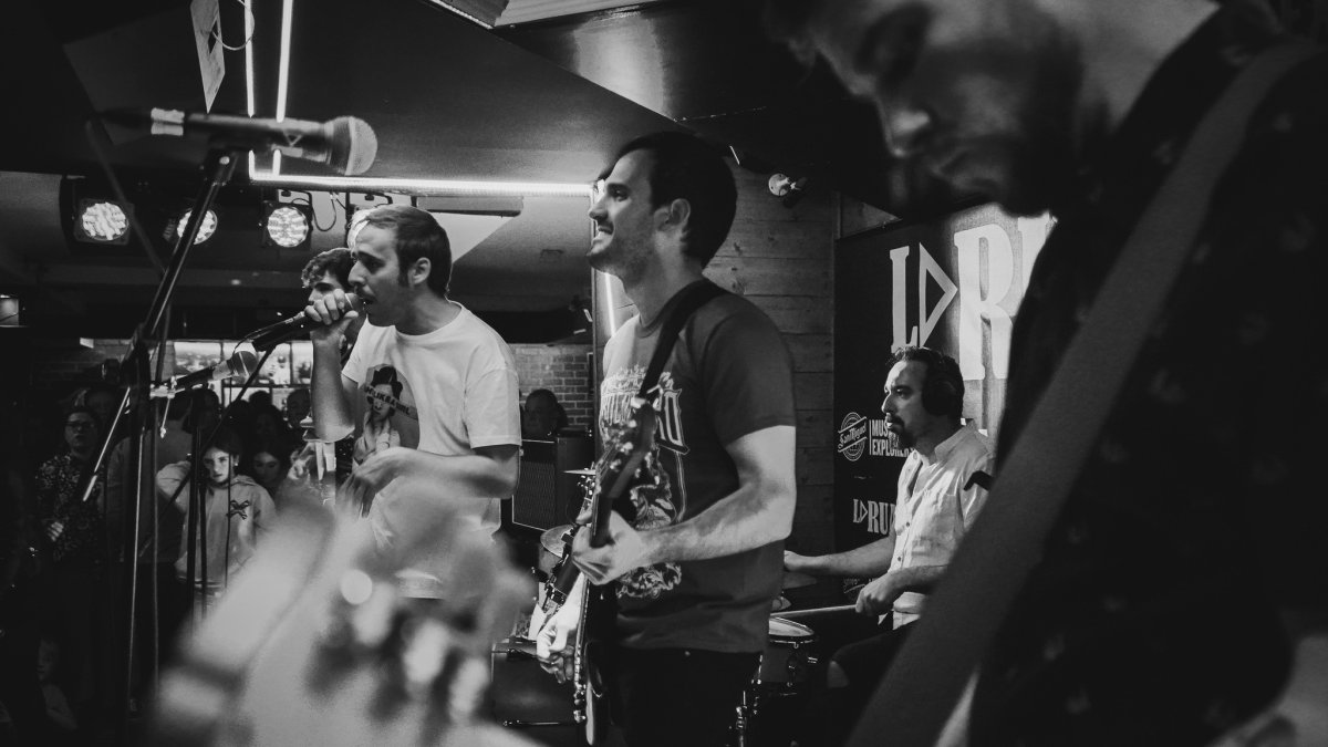 Lobocordero, durante uno de sus conciertos en La Rúa.