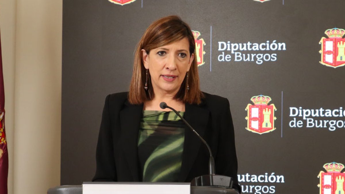 Nuria Barrio, portavoz del PSOE en la Diputación.