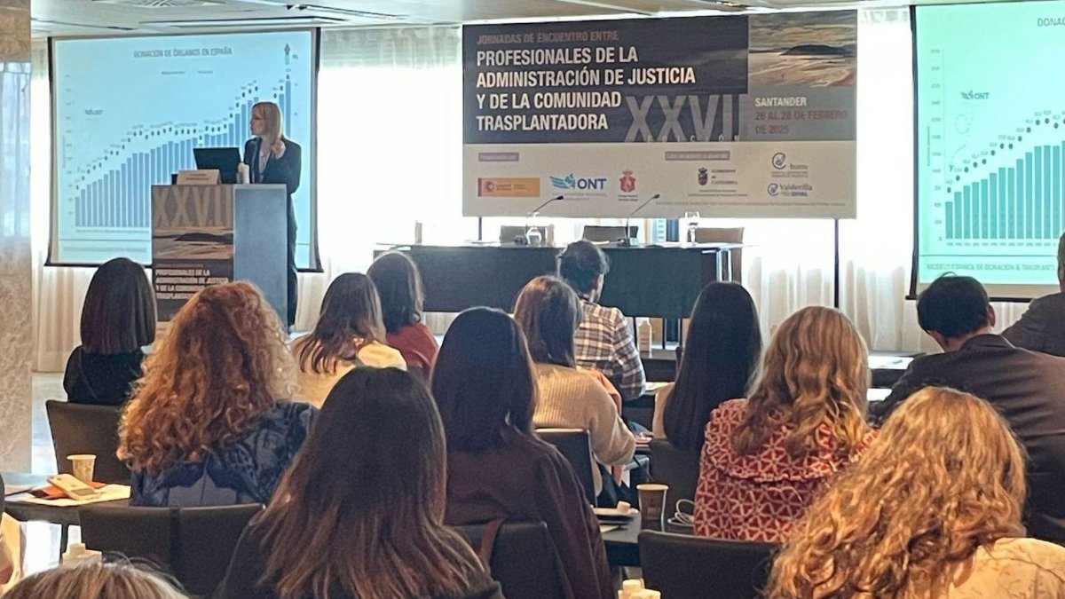 Celebración de las XXVII Jornadas de encuentro entre profesionales de la administración de Justicia y de la comunidad trasplantadora que se ha realizado del 26 al 28 de febrero en Santander (Cantabria).