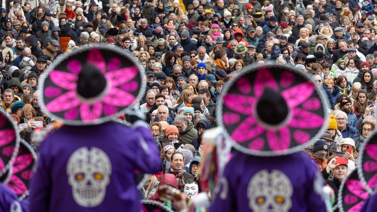 As ha sido el domingo de carnaval por el centro de Burgos.