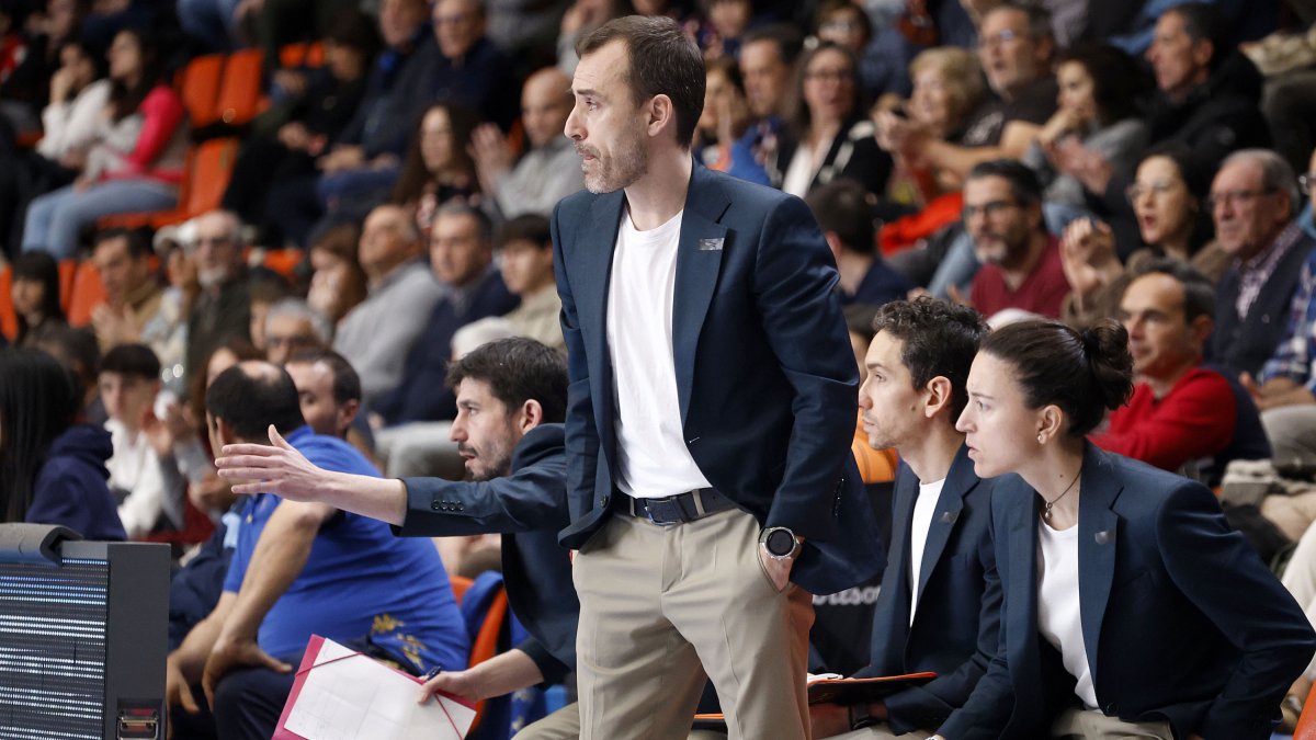 Salva Camps, durante el partido contra Ourense.