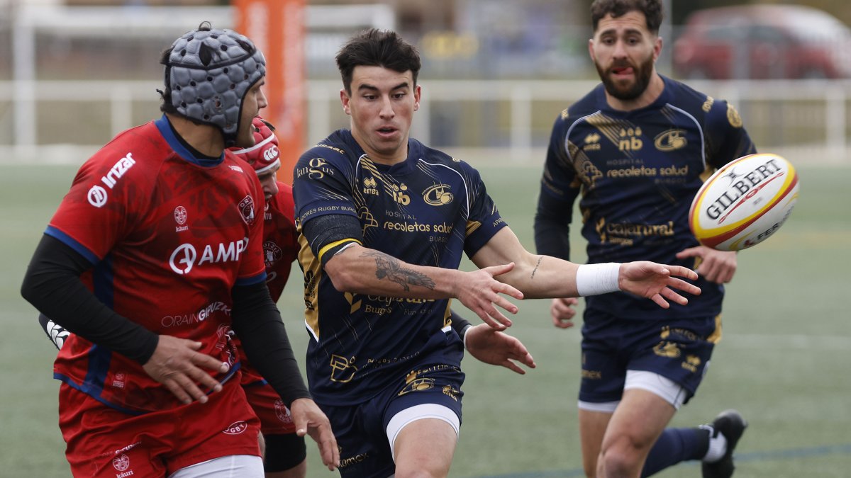 Imagen del partido entre el Recoletas Burgos Caja Rural y Ordizia.