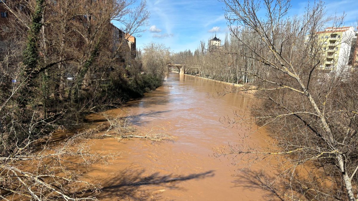 Imagen del río Duero a su paso por Aranda