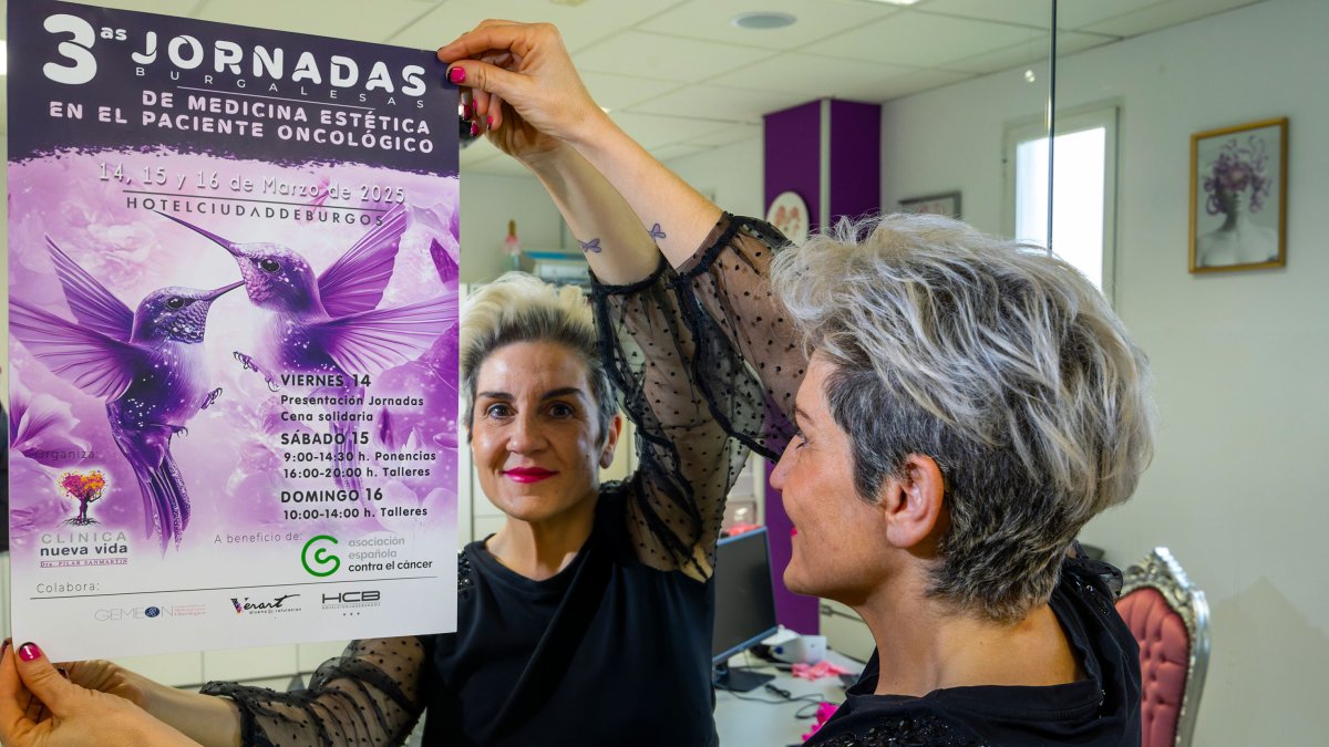 La doctora Pilar Sanmartín es la creadora de las Jornadas Burgalesas de Medicina Estética en el Paciente Oncológico.