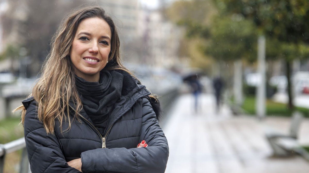 Lucía Echevarrieta, presidenta de la Asociación de Jóvenes Empresarios (AJE) de Burgos.