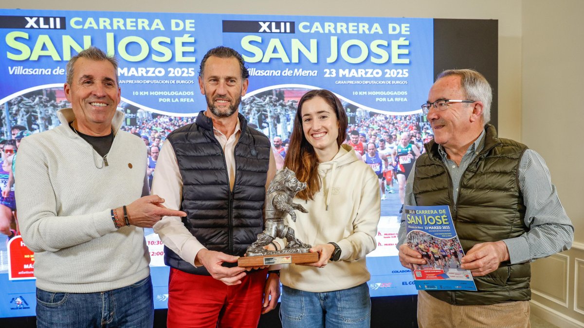 La presentación de la 42ª Carrera de San José de Villasana de Mena tuvo lugar este martes en la Diputación.