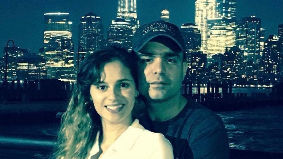 Andrea Bejarano y Jaime V. en una imagen de 2017 compartida en redes sociales.