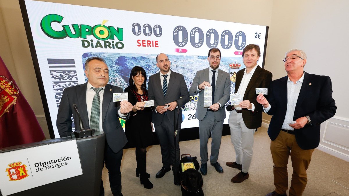 Cupón de la ONce que difundirá el Diapiro.