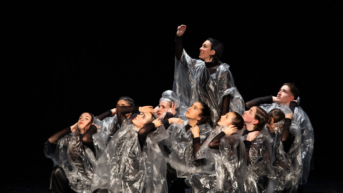 Los alumnos de primero a cuarto de profesional presentaron ayer, en dos pases, los trabajos coreográficos que han trabajado durante el curso y que volverán a representar.
