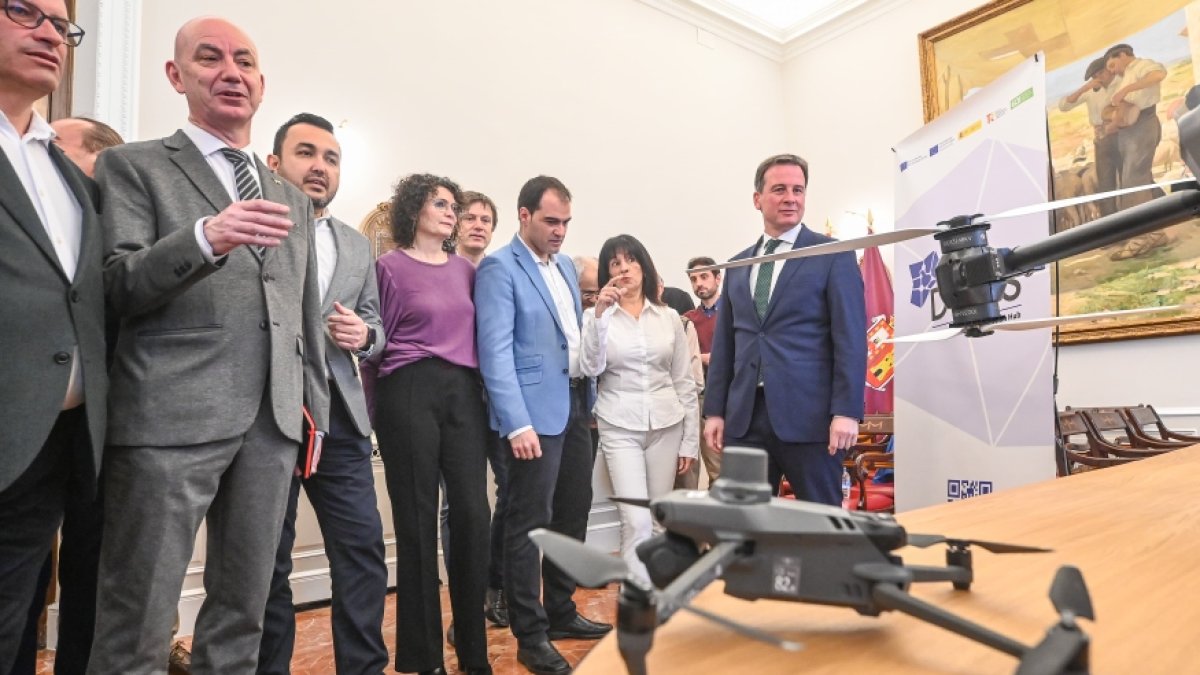 Instante de la presentación del foro en la Diputación de Burgos.
