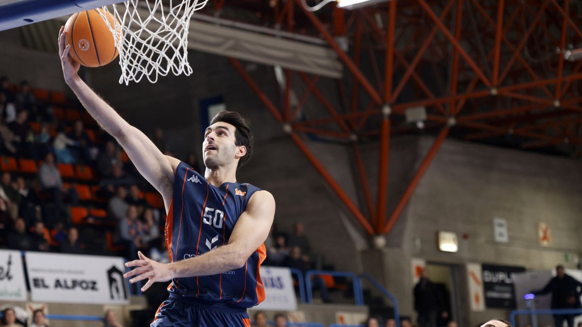 Jacobo Díaz, durante el partido contra el Ourense.