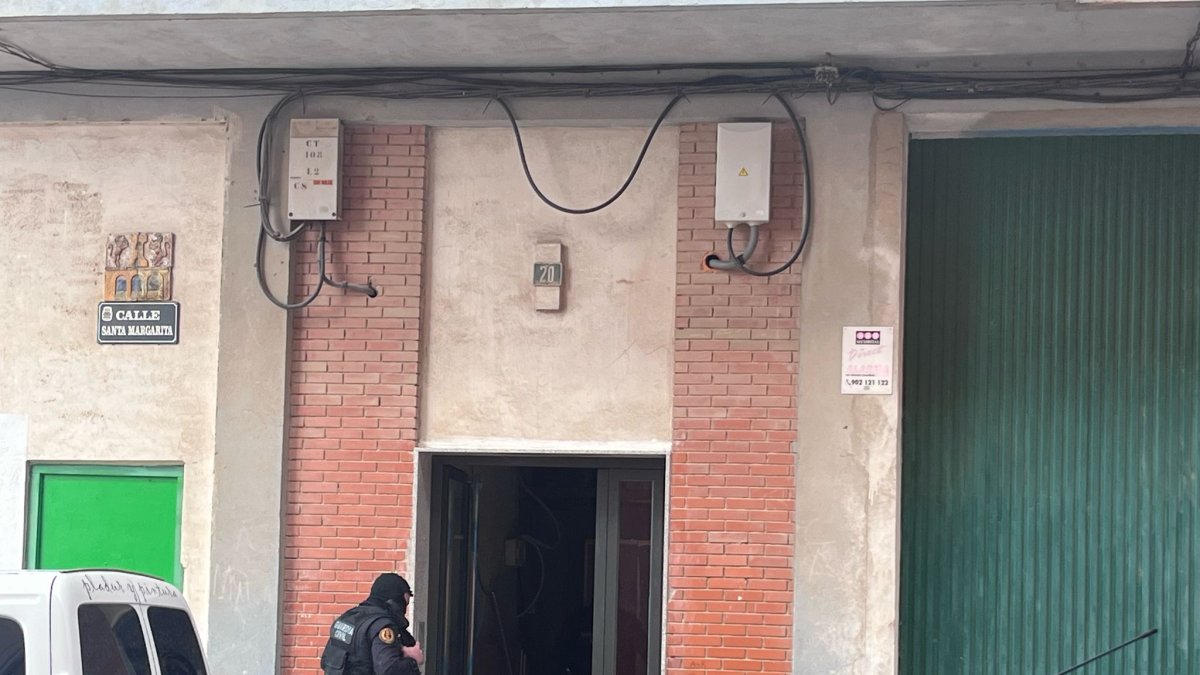 Operación antidroga de la Guardia Civil en Aranda
