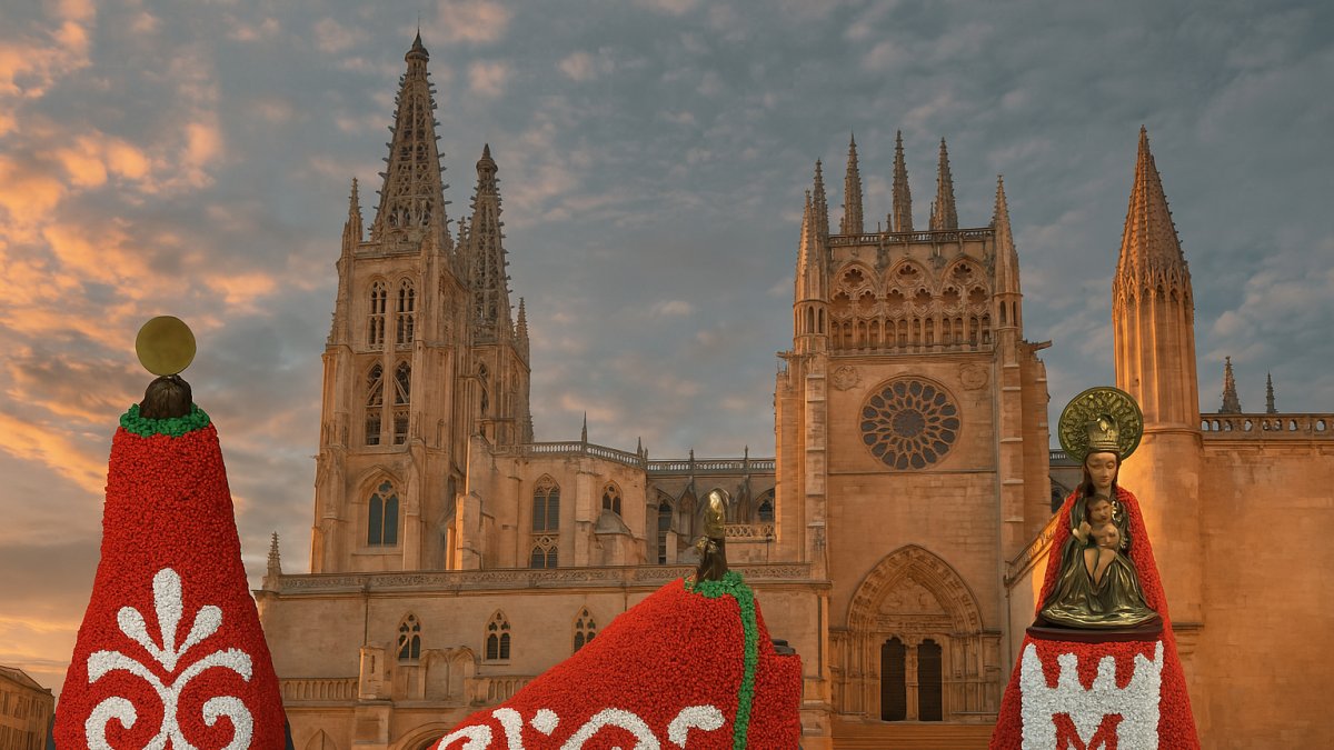 Los cambios buscan hacer la ofrenda más visual y contribuir a la candidatura de Burgos 2031.