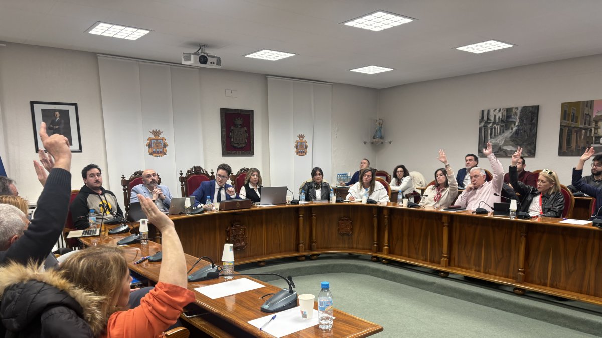Imagen de la votación de la cuestión de confianza