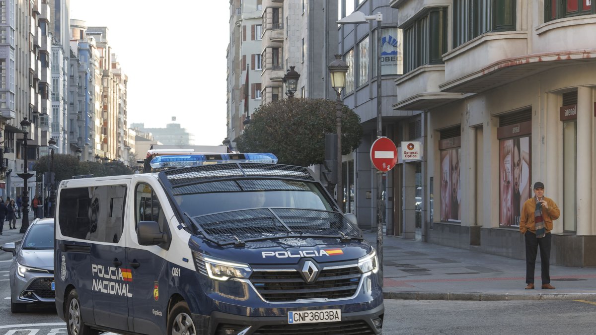 Imagen de un vehículo de la Policía Nacional.