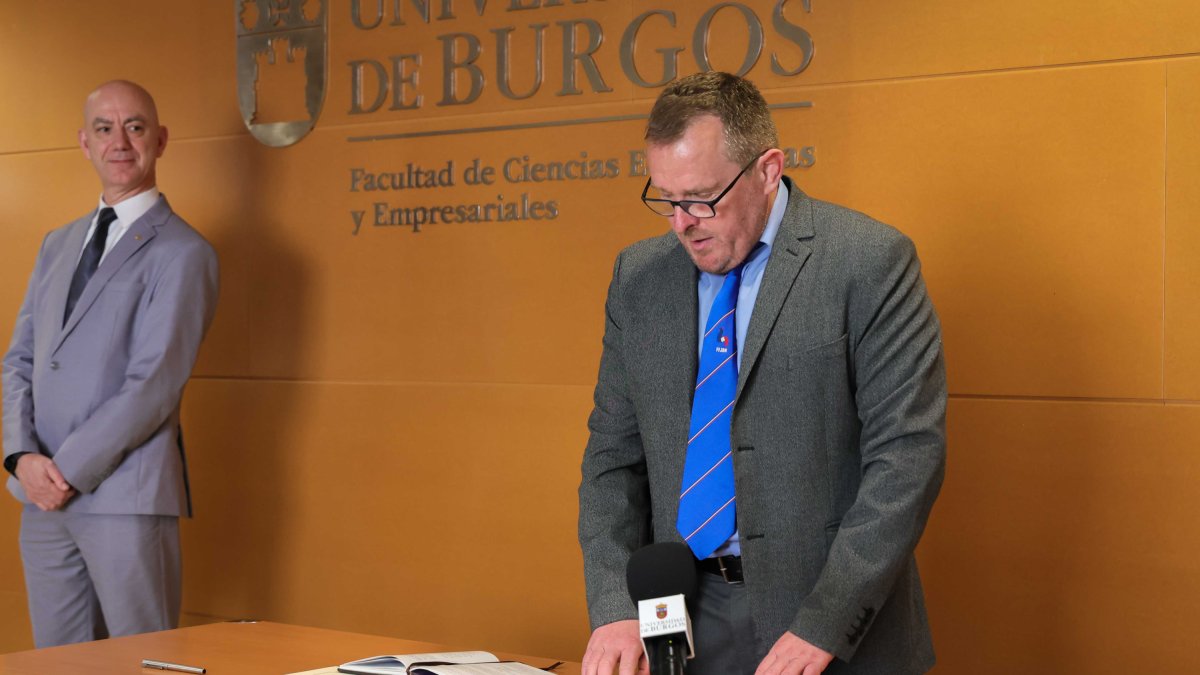 Joaquín pacheco, durante su toma de posesión.