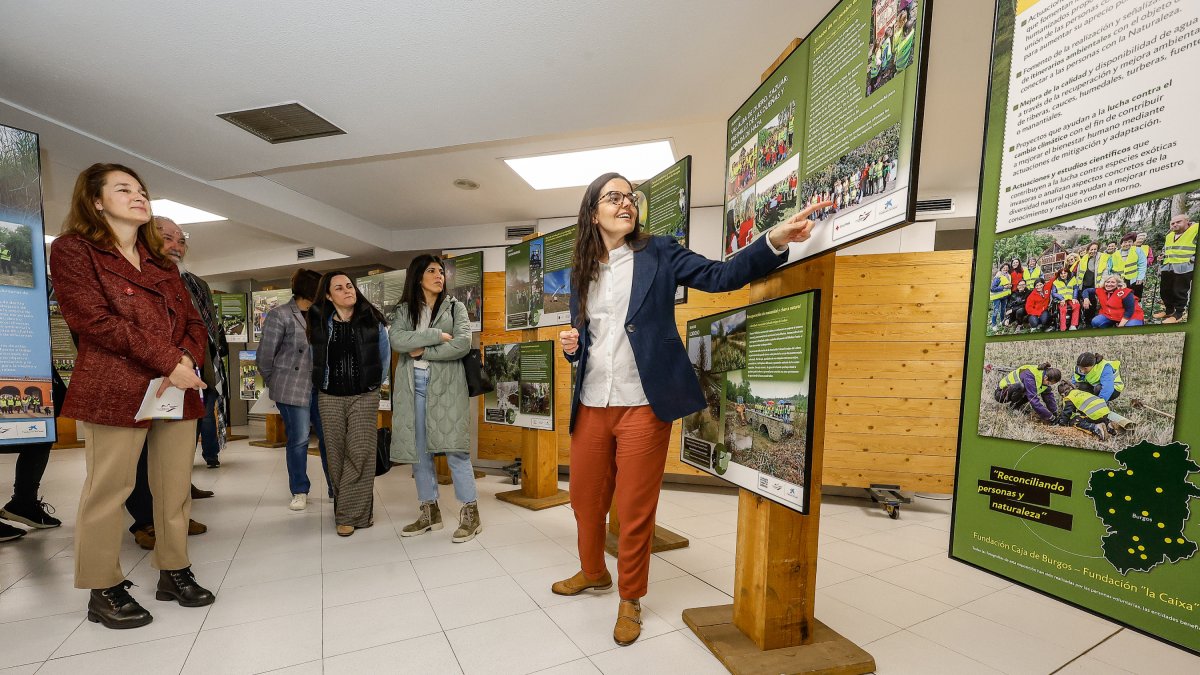 Una exposición en el Aula de Medio Ambiente de Burgos.
