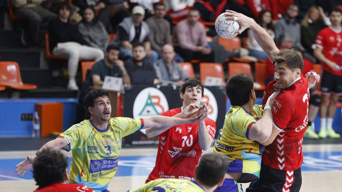 Imagen del partido ante Ciudad Real.