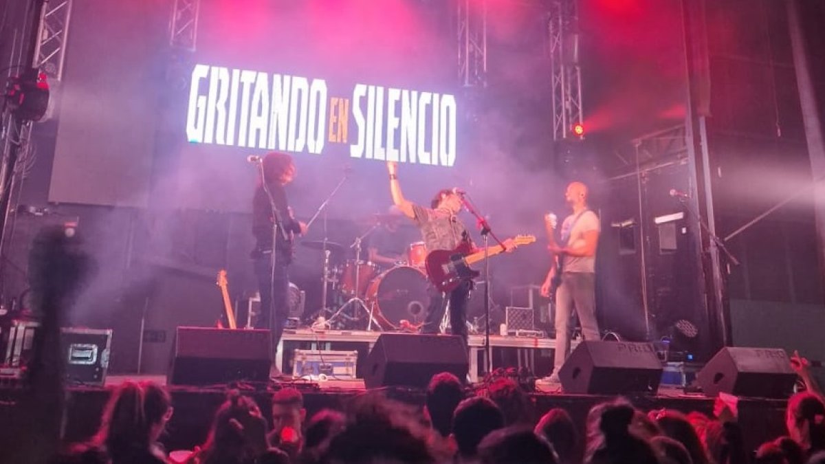 La banda andaluza Gritando en Silencio, en el Reineta Fest 2024.