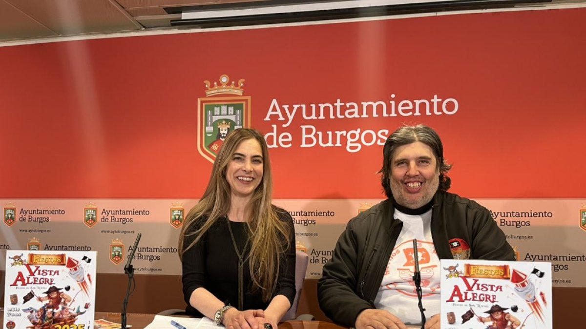 Álvarez y Escudero presentan las fiestas del barrio.