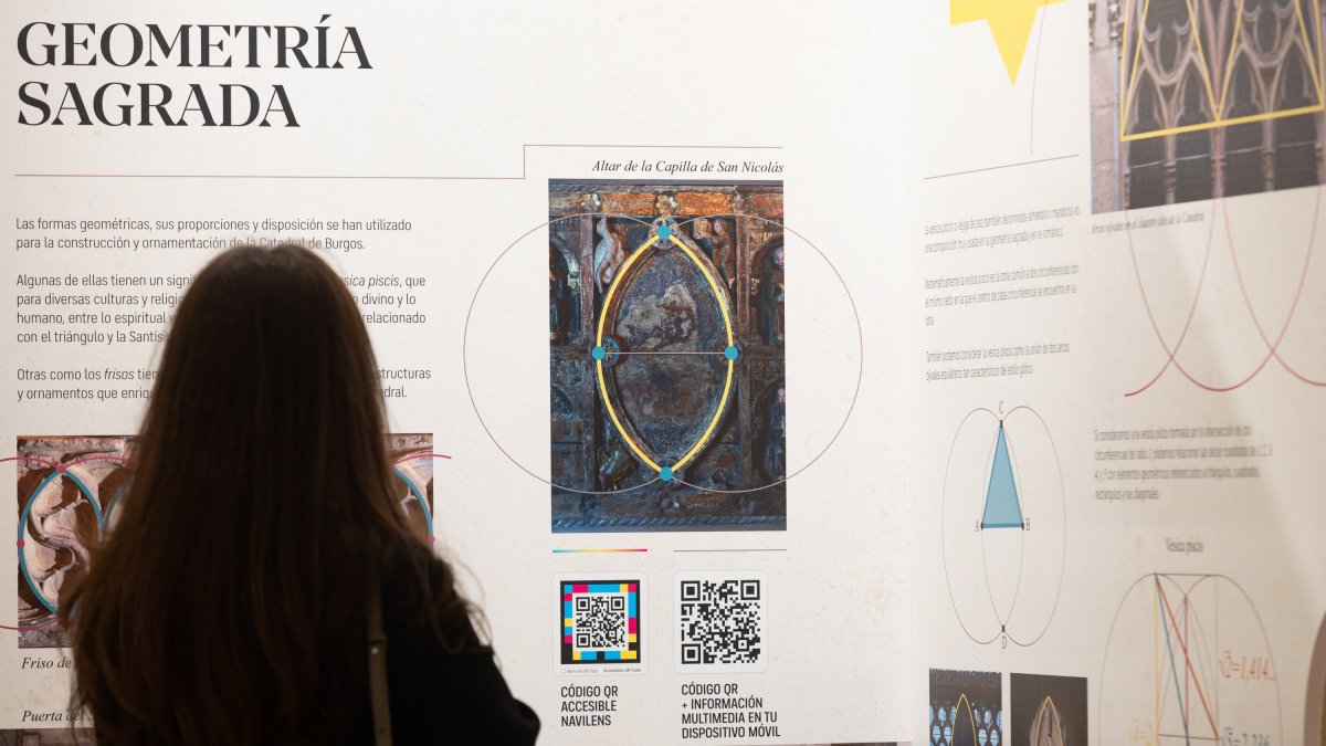 La exposición ‘De la geometría a la piedra. Tesoros matemáticos de la Catedral de Burgos’ estará abierta hasta el 15 de junio.