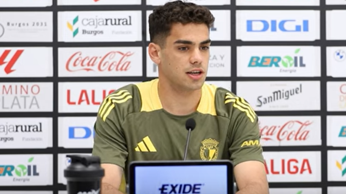 Marcelo Exposito, durante la rueda de prensa.
