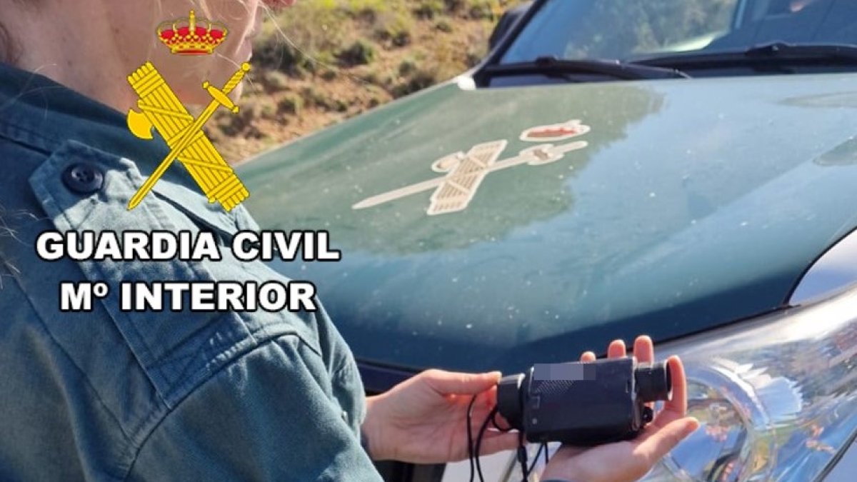 Imagen del aparato incautado.