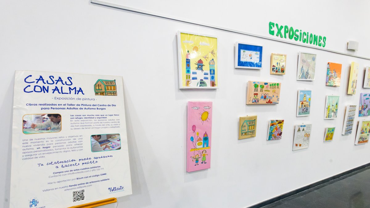 La muestra permanecerá en el cívico de Huelgas hasta el 31 de mayo.