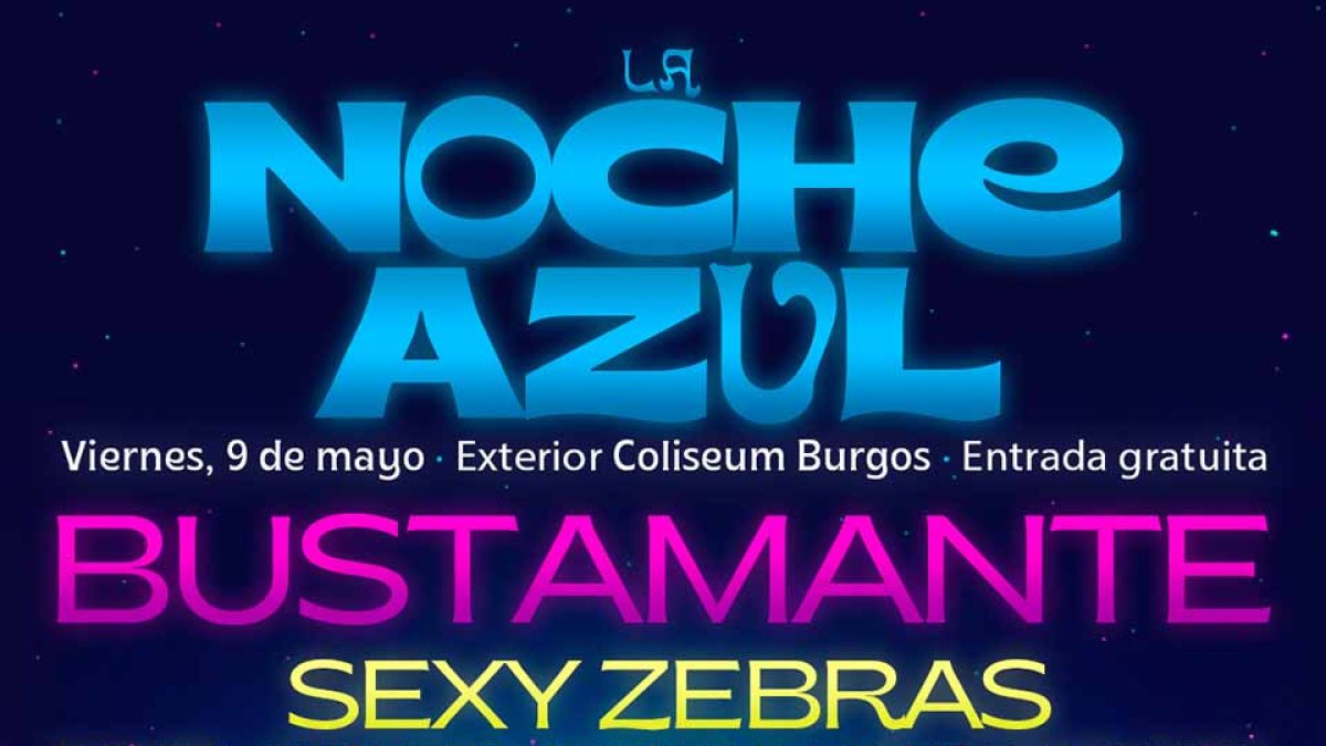Cartel de la Noche Azul.