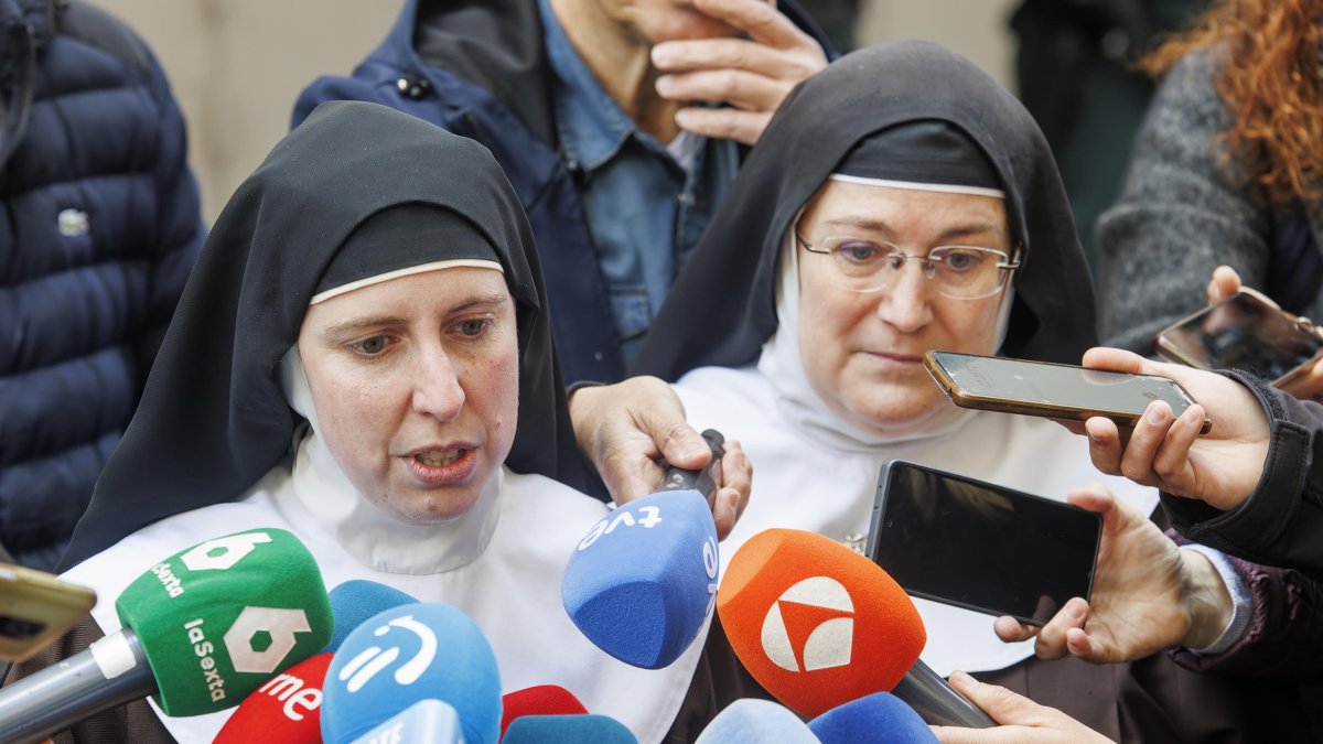 Sor Sion y Sor Isabel de la Trinidad, dos de las monjas rebeldes de Belorado.