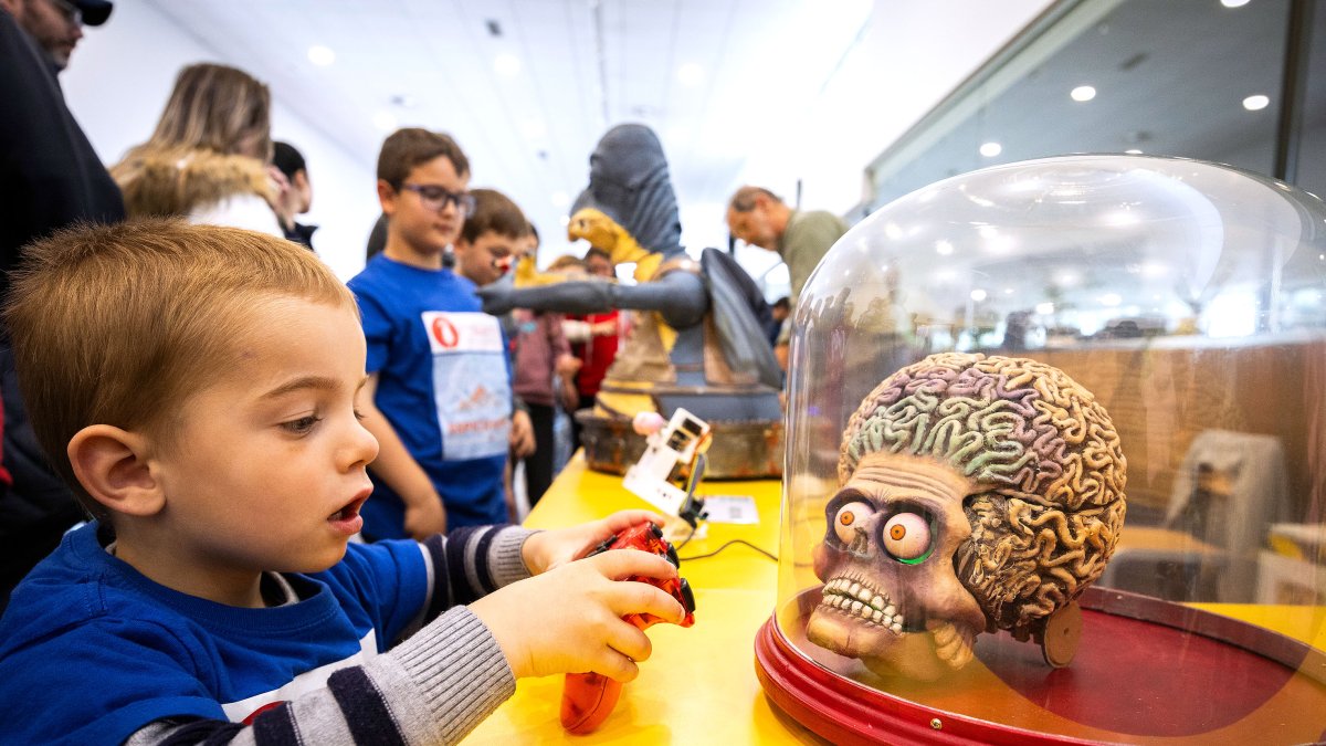 La curiosidad se despierta de inmediato en la Feria de la Ciencia y la Tecnología de Castilla y León.