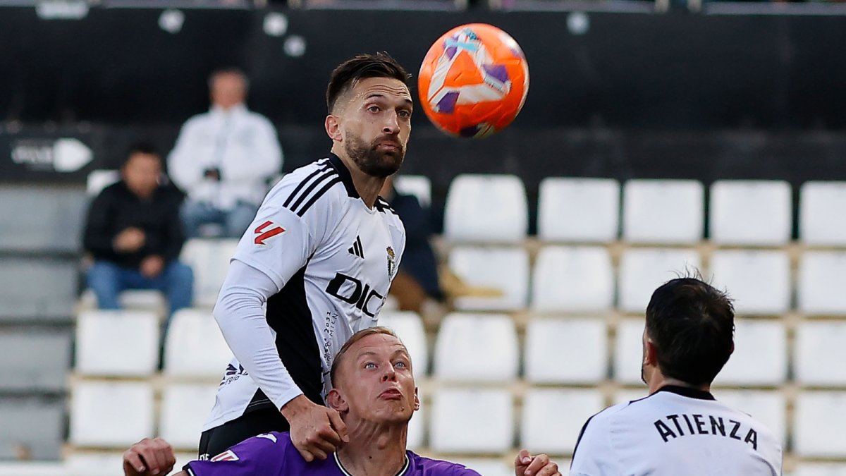 Grego Sierra, durante el partido contra el Córdoba