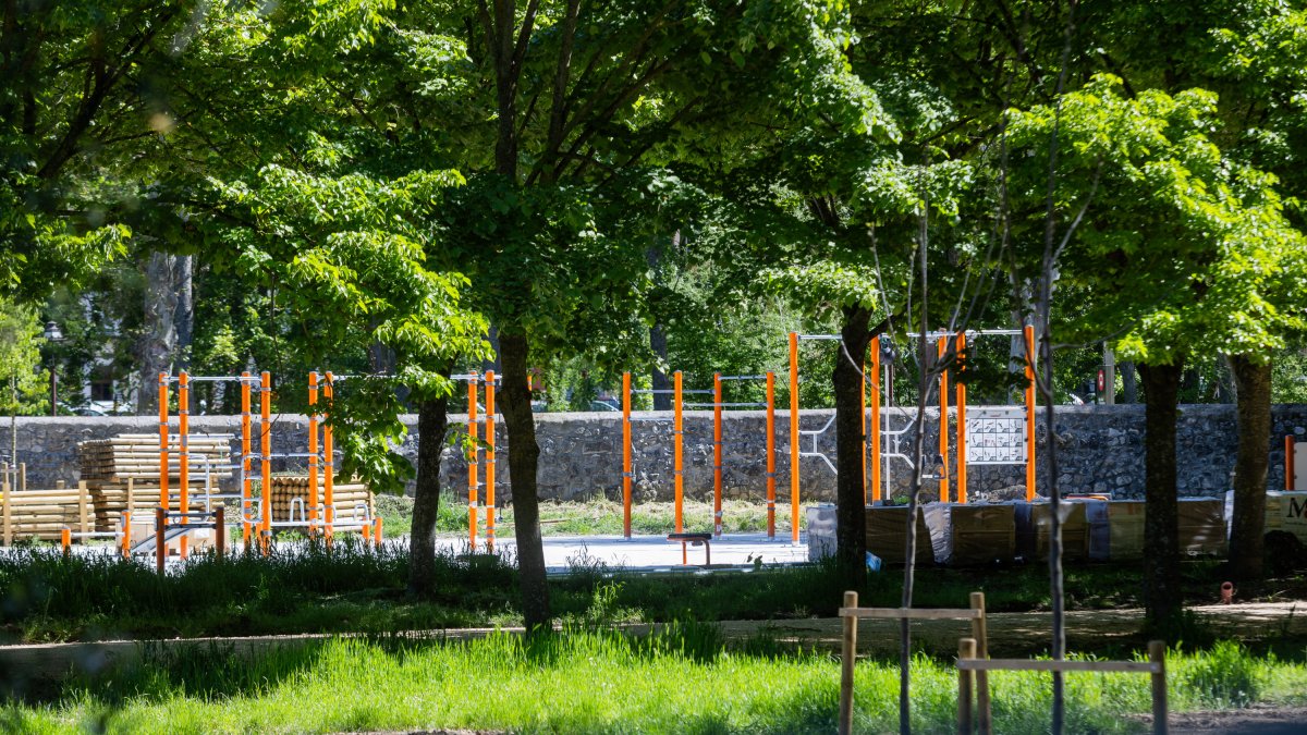 Las obras en el parque de El Parral encaran la recta final para su apertura al público.