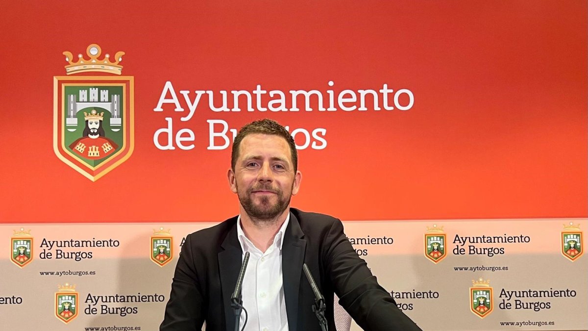 Josué Temiño, viceportavoz del PSOE en el Ayuntamiento de Burgos.